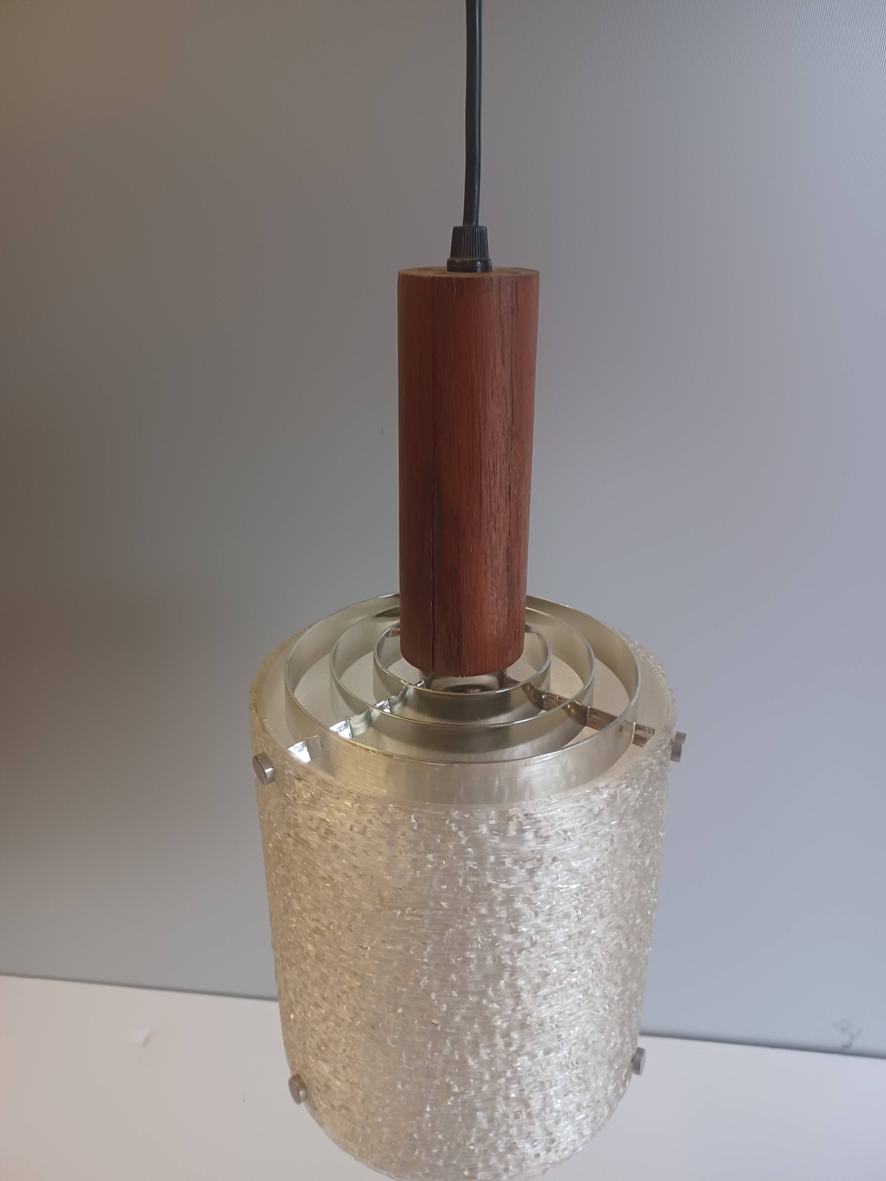 Vintage Scandinavian Pendant - in Perspex resin - 1950-60