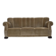 1960s, Danish 3-seater sofa, green furniture velour, oak wood legs.