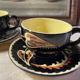 Alsatian ceramic lunch set