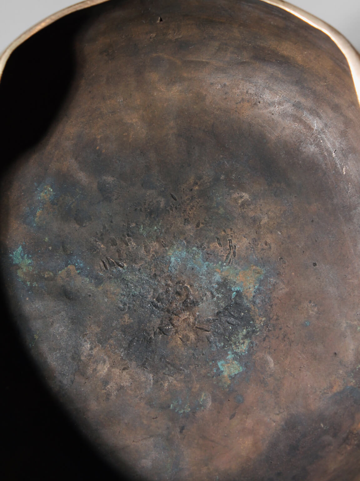 Brass And Bronze Vintage Ashtray Bowl