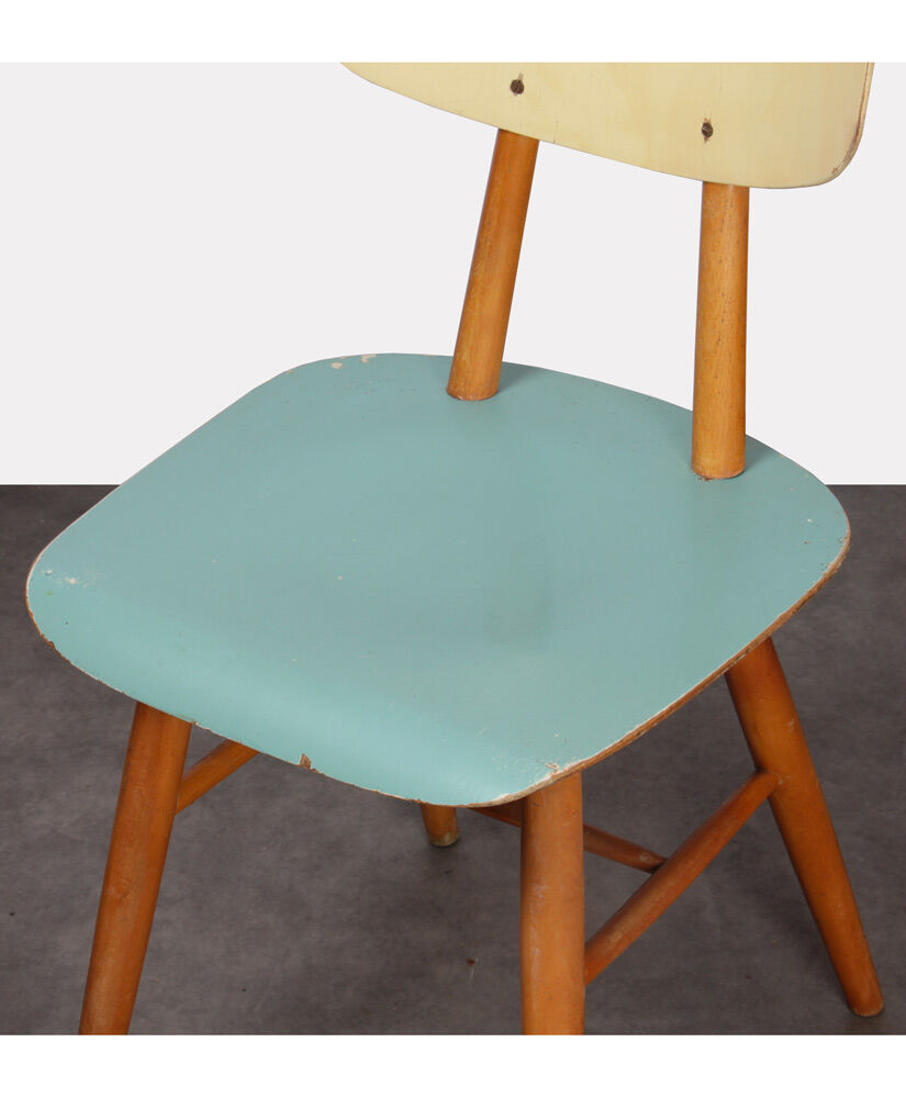 Chaise en bois vintage pour l'éditeur Ton 1960