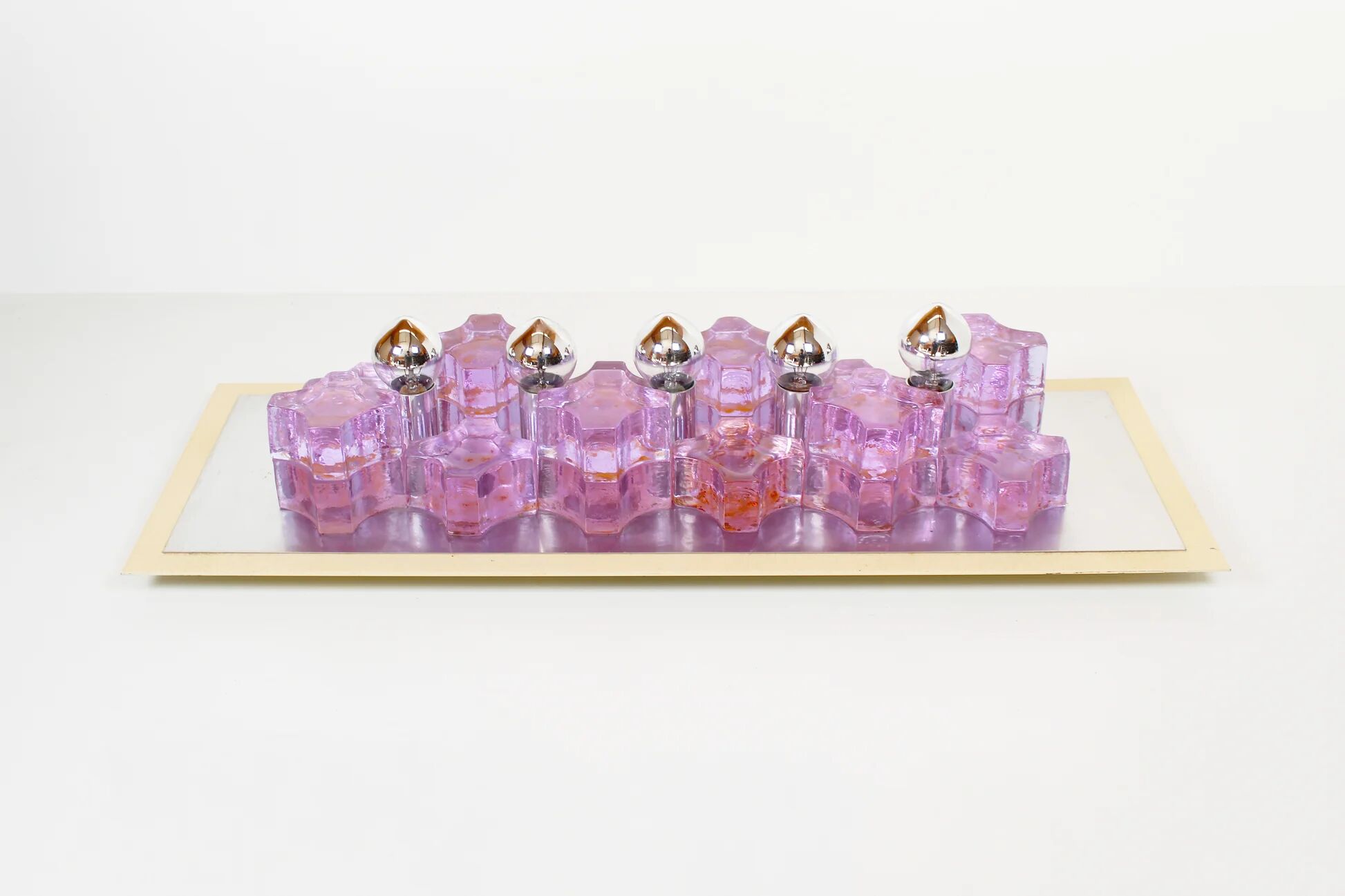 XXL 70s wall lamp by Albano Poli for Poliarte