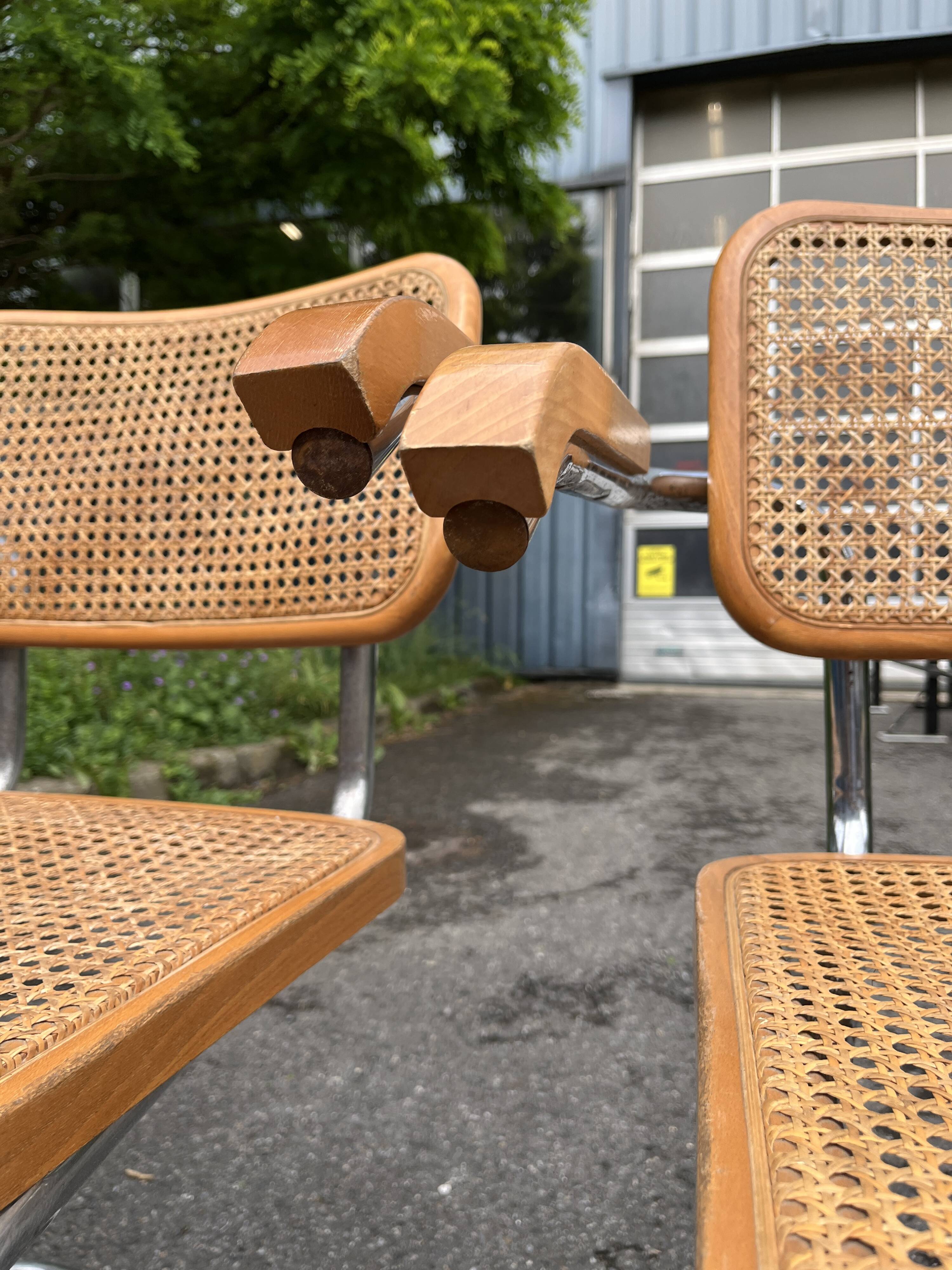 Marcel Breuer first edition armchairs