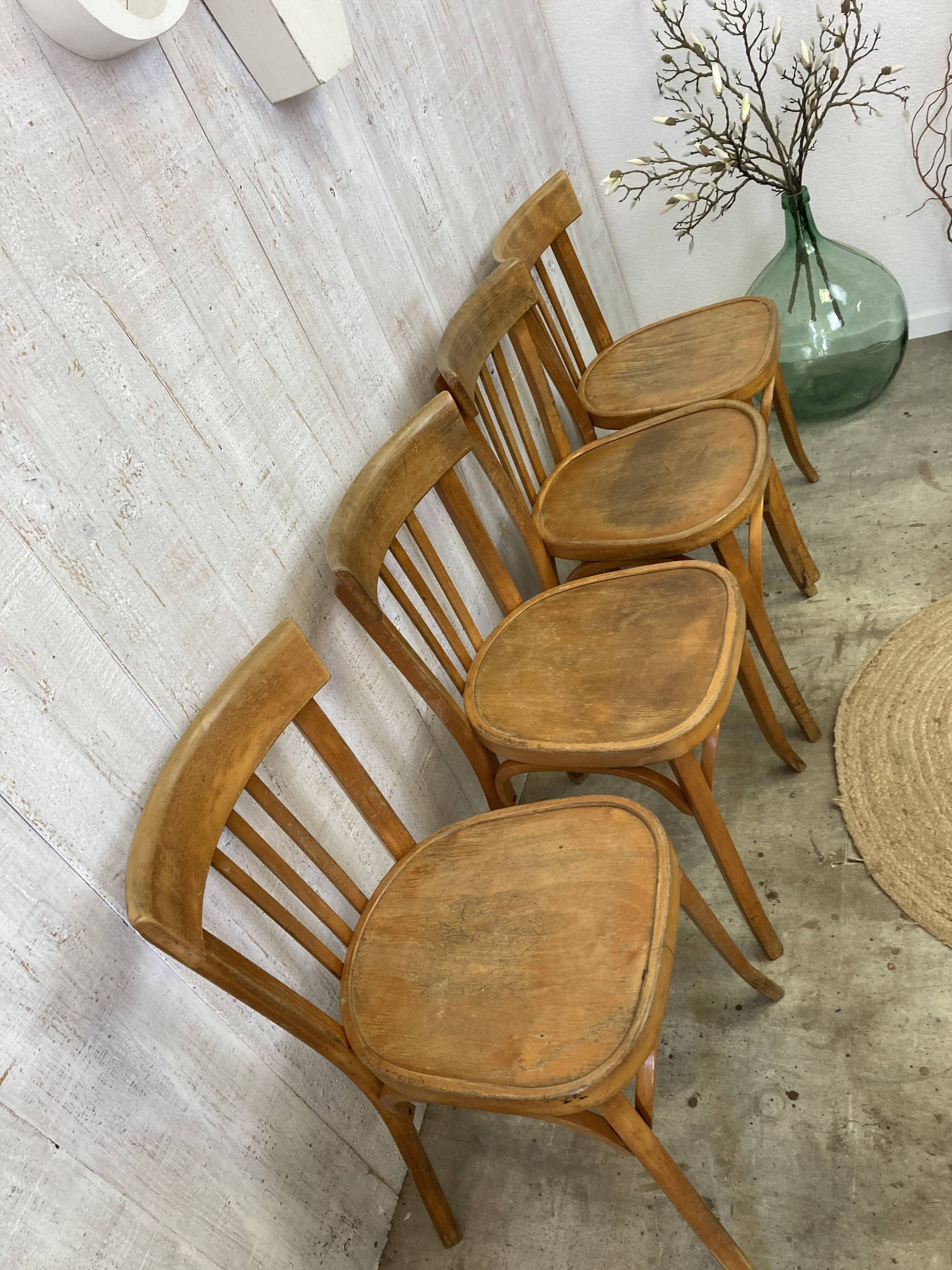 Set of 4 Baumann chairs