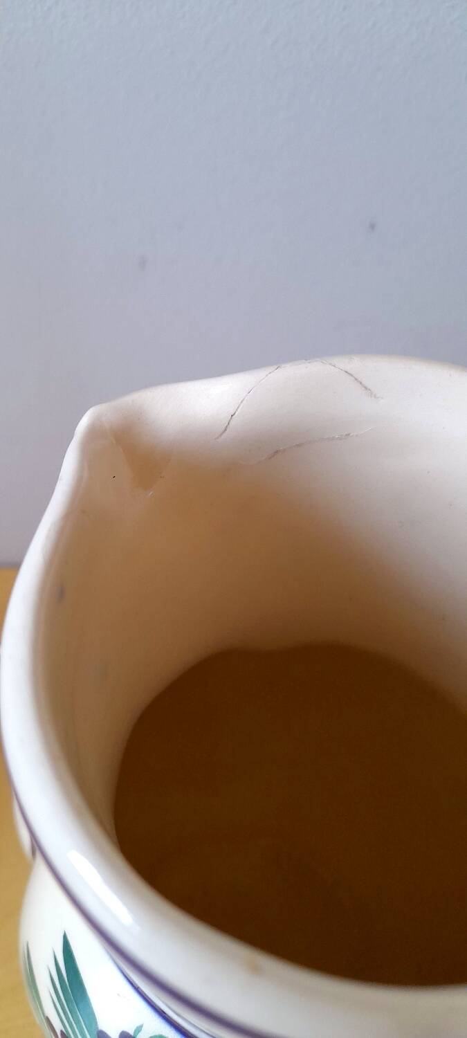 Henriot Quimper Pitcher