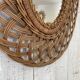 Vintage wicker mirror