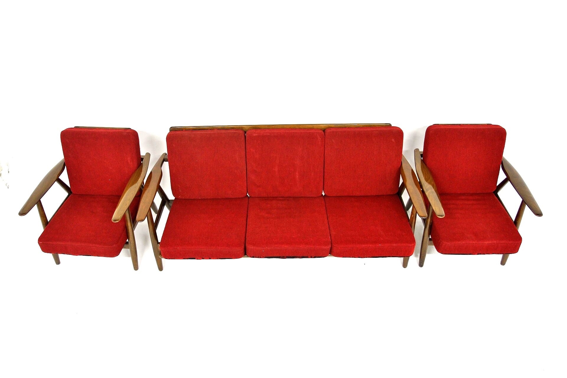 Salon set "Cigar chair GE 240" Hans J. Wegner Denmark, 1960