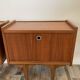Pair of Scandinavian teak bedside tables in 60s