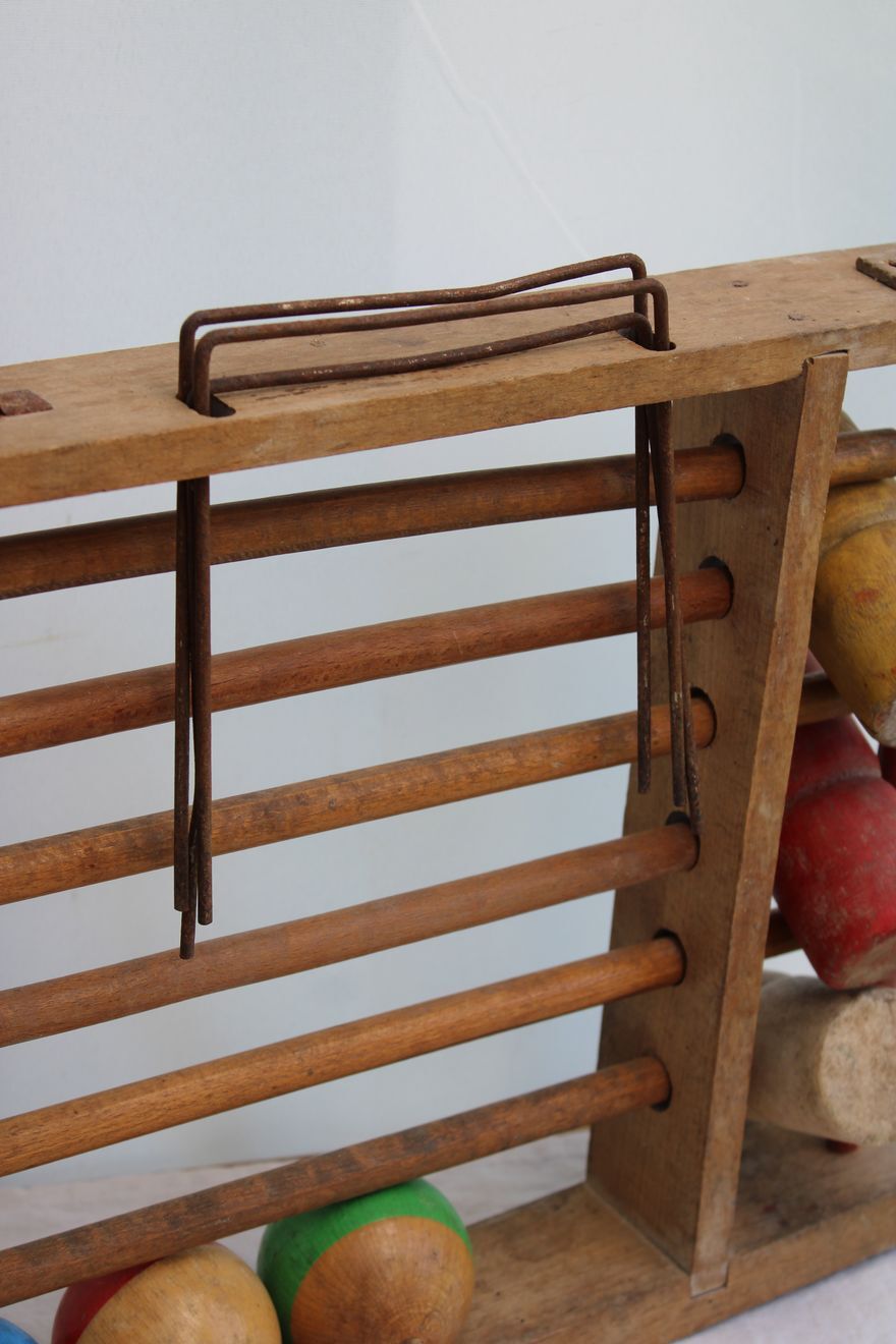 Old croquet game