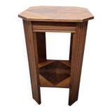 French Art Deco Octagon Side Table, 1930s
