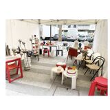 Three Giotto Stoppino Kartell nesting tables from the 60s