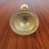 Antique brass candle holder