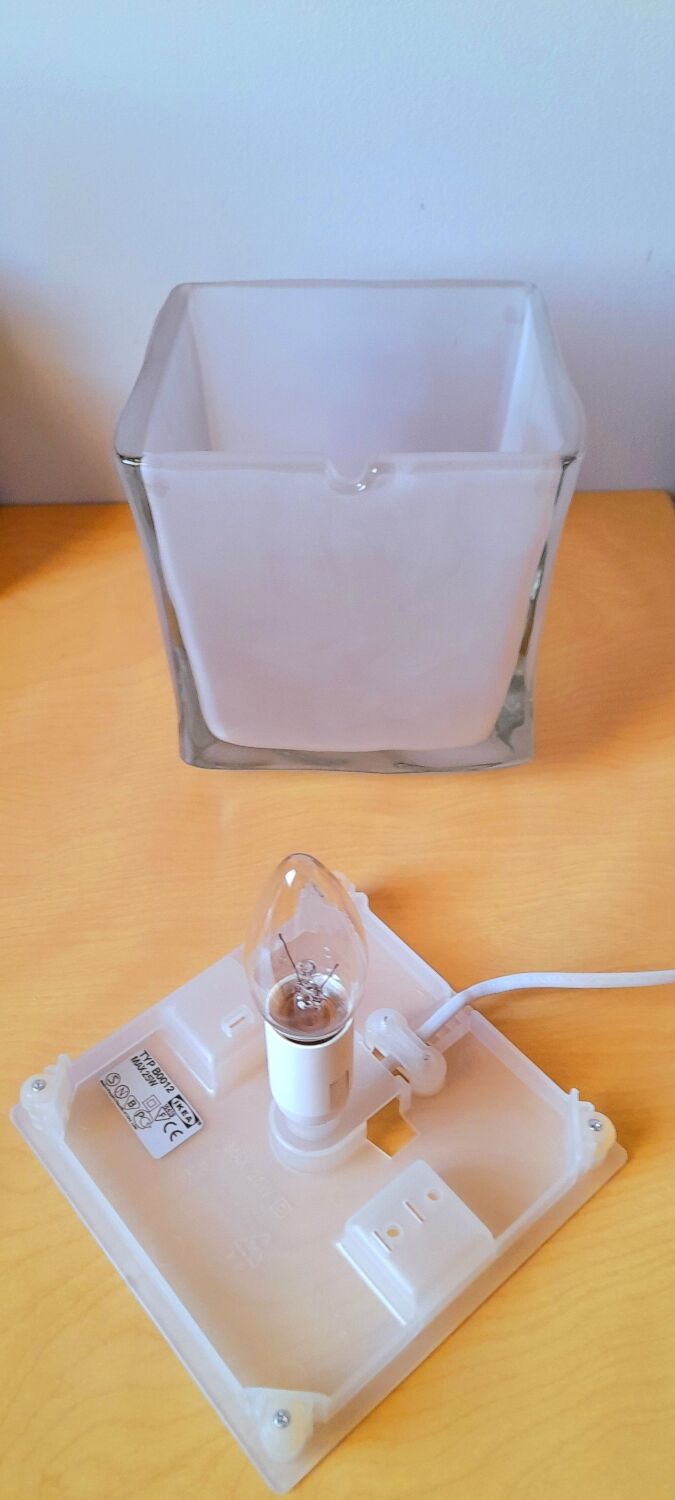 Lampe ice cube ikea 80s