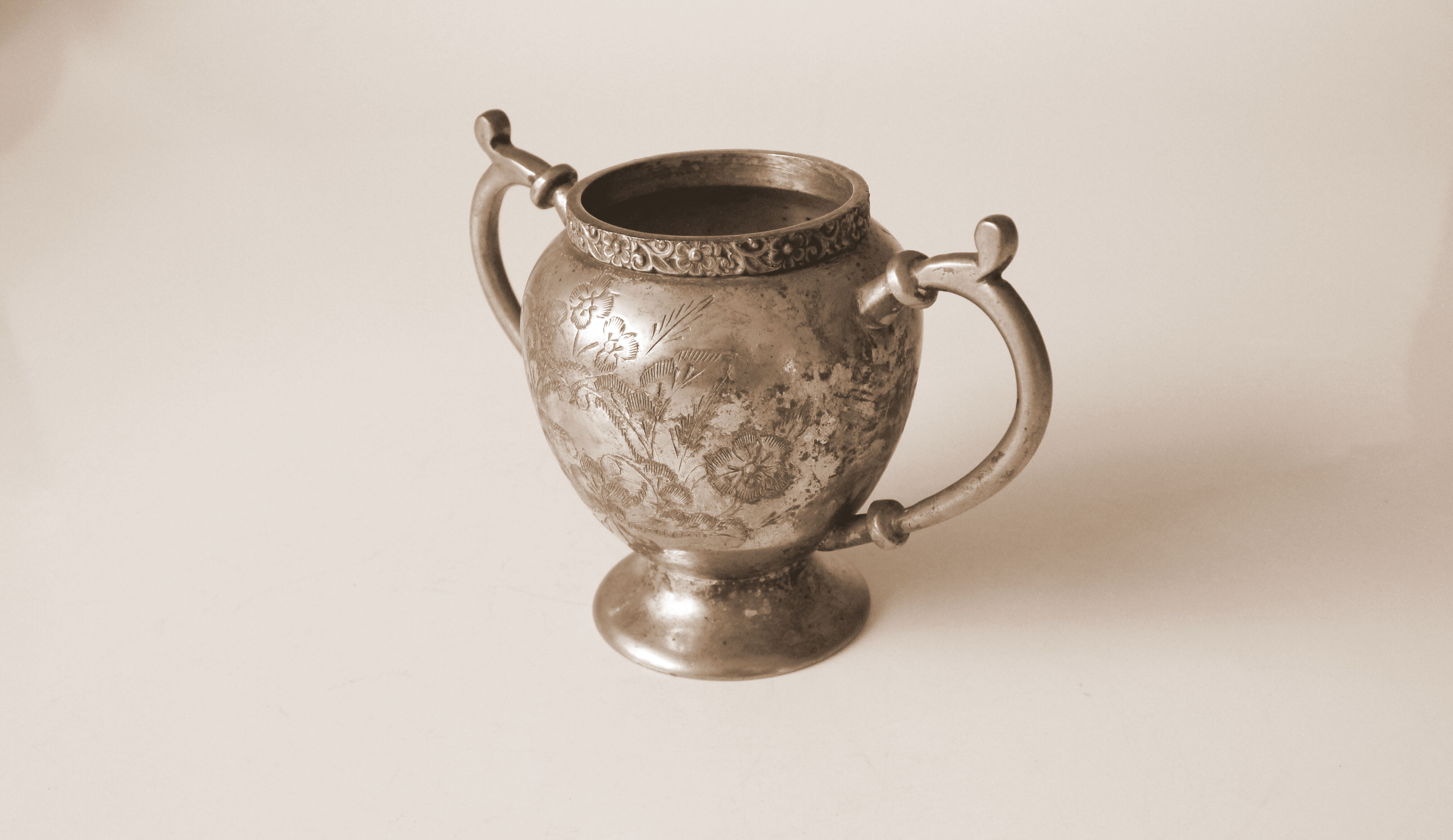 Antique silver plated sugar bowl, EPNS silver plated
