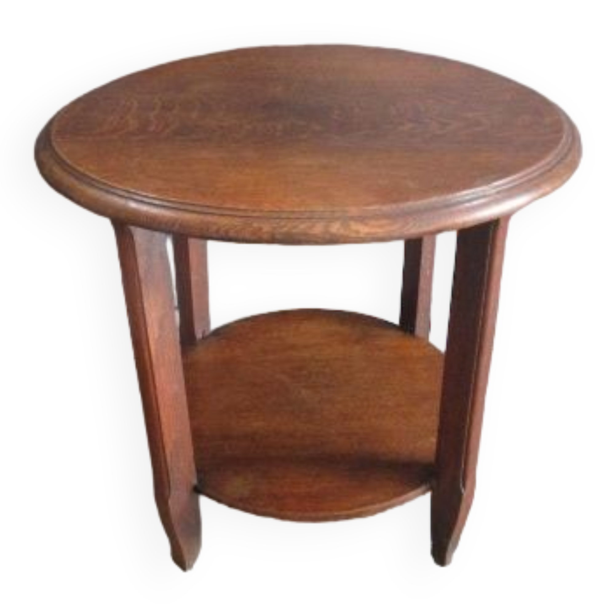 Old oak pedestal table
