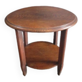 Old oak pedestal table