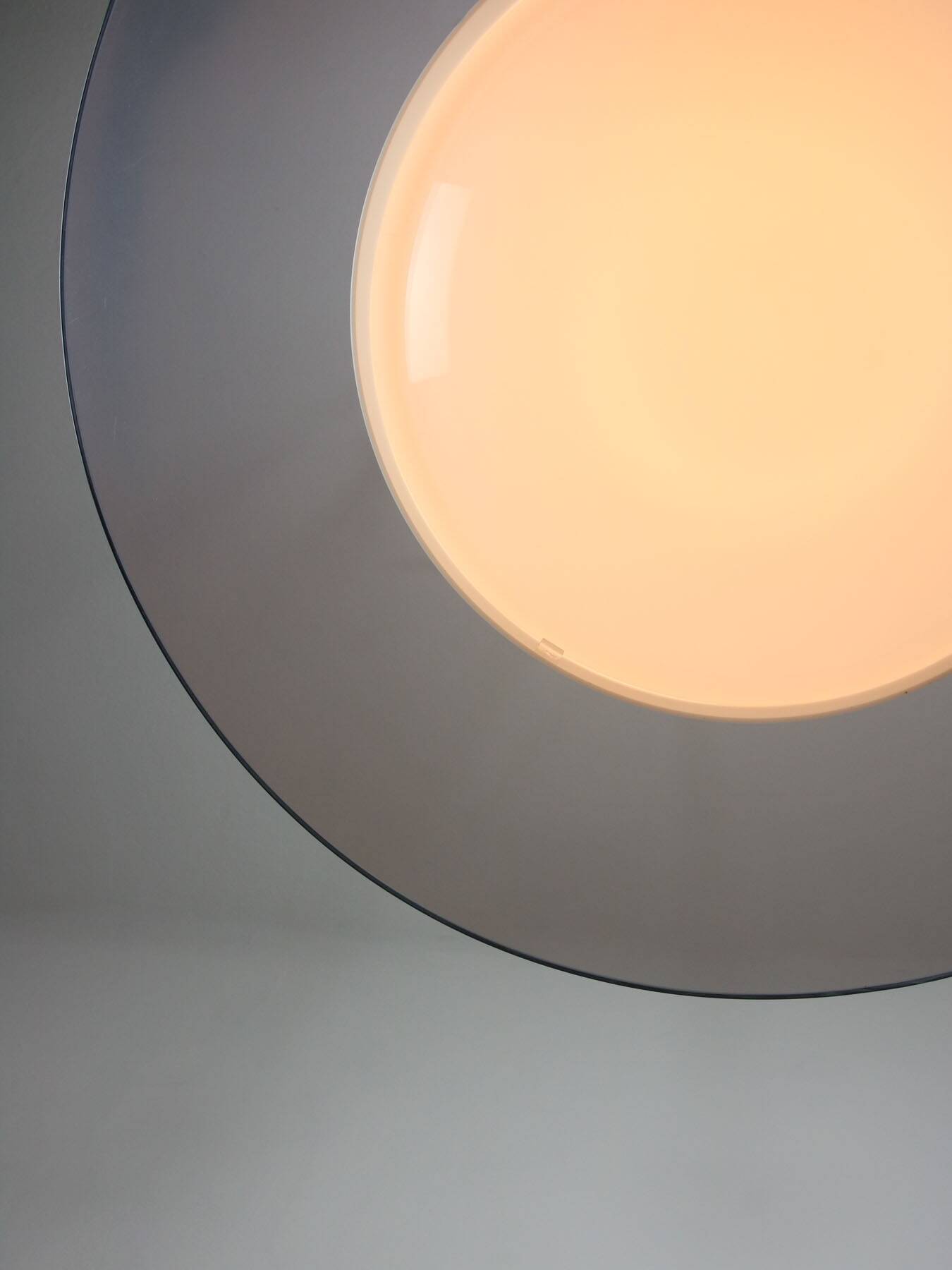 Vintage Blue Ufo Space Age Lamp from Guzzini, 1970s