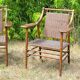 2 vintage rattan armchairs