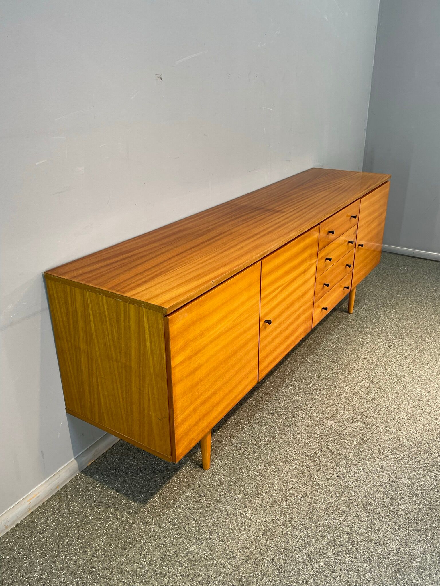 Sideboard, walnut, vintage, 60s