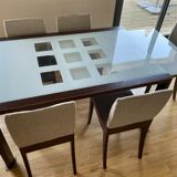 Set table and chairs Ligne Roset