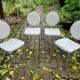 4 Chaises en skai