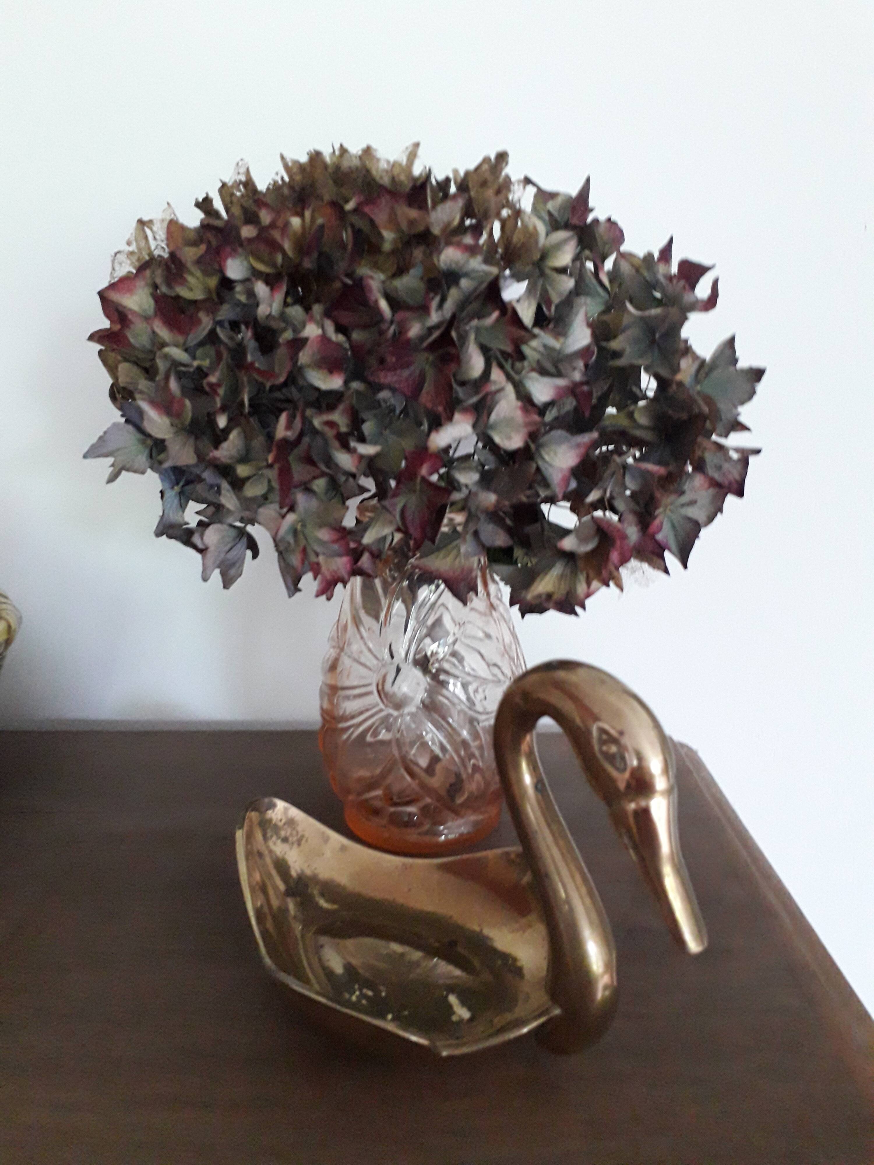 Brass swan