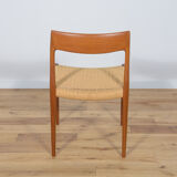 Mid-century dining chairs model 77 by Niels Otto Møller for J.L. Møllers, 1960s, Set of 4