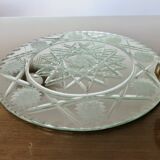 Old large beveled and chiseled mirror, art deco, 40s 50s