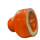 Vase en céramique orange Max Ildas