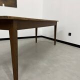1950s farmhouse table in oak and pine