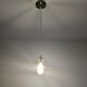 Vintage glass pendant lamp Westinghouse XIXth