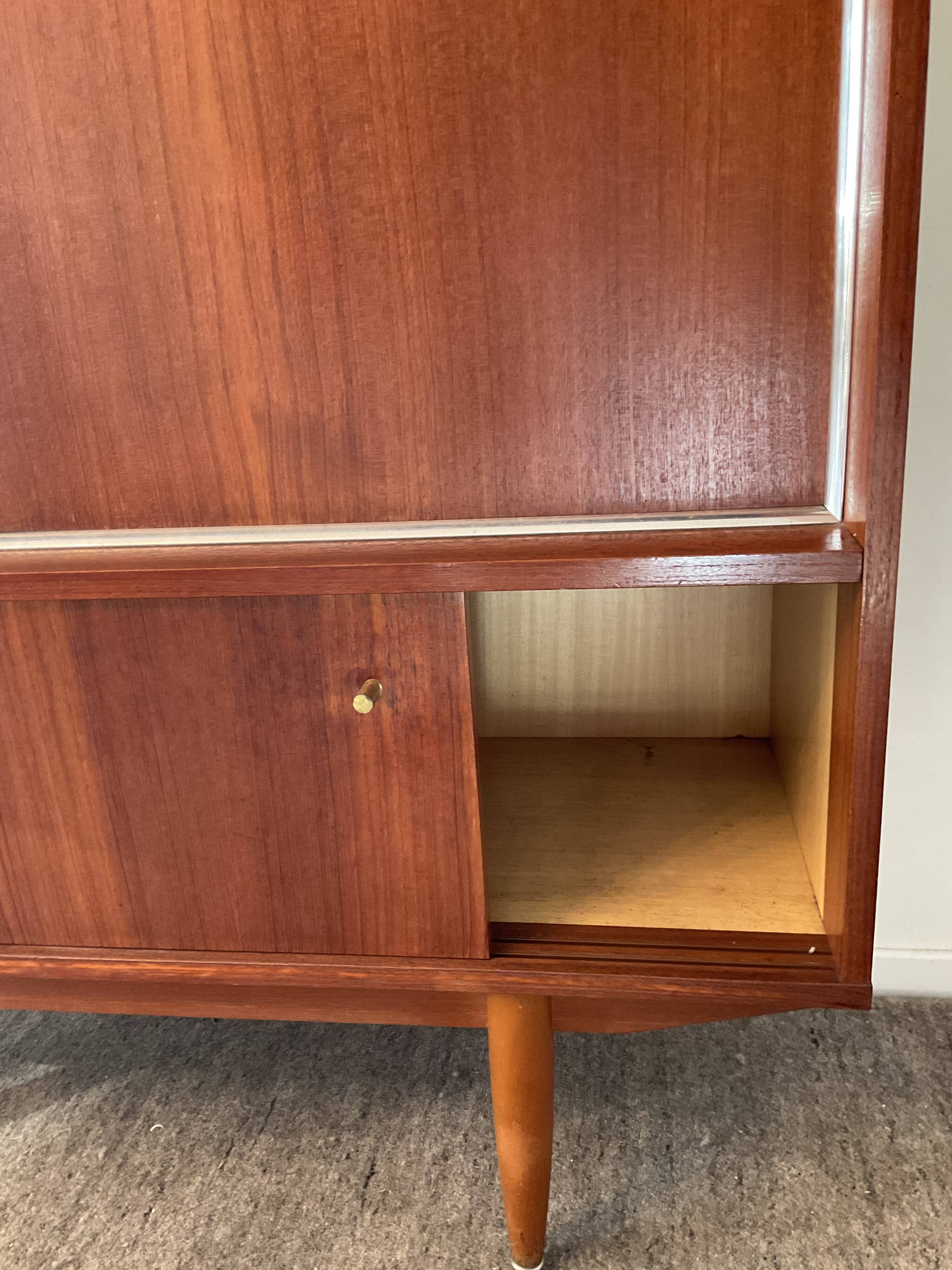 Scandinavian teak bar from the 60s and 70s