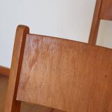 Set of 12 Scandinavian chairs compass feet