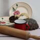 Set of 6 ceramic dessert plates