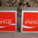 Illuminated Coca Cola bar sign