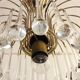 Ceiling lamp "Venini" of crystals. Italy 1970s