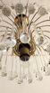 Ceiling lamp "Venini" of crystals. Italy 1970s