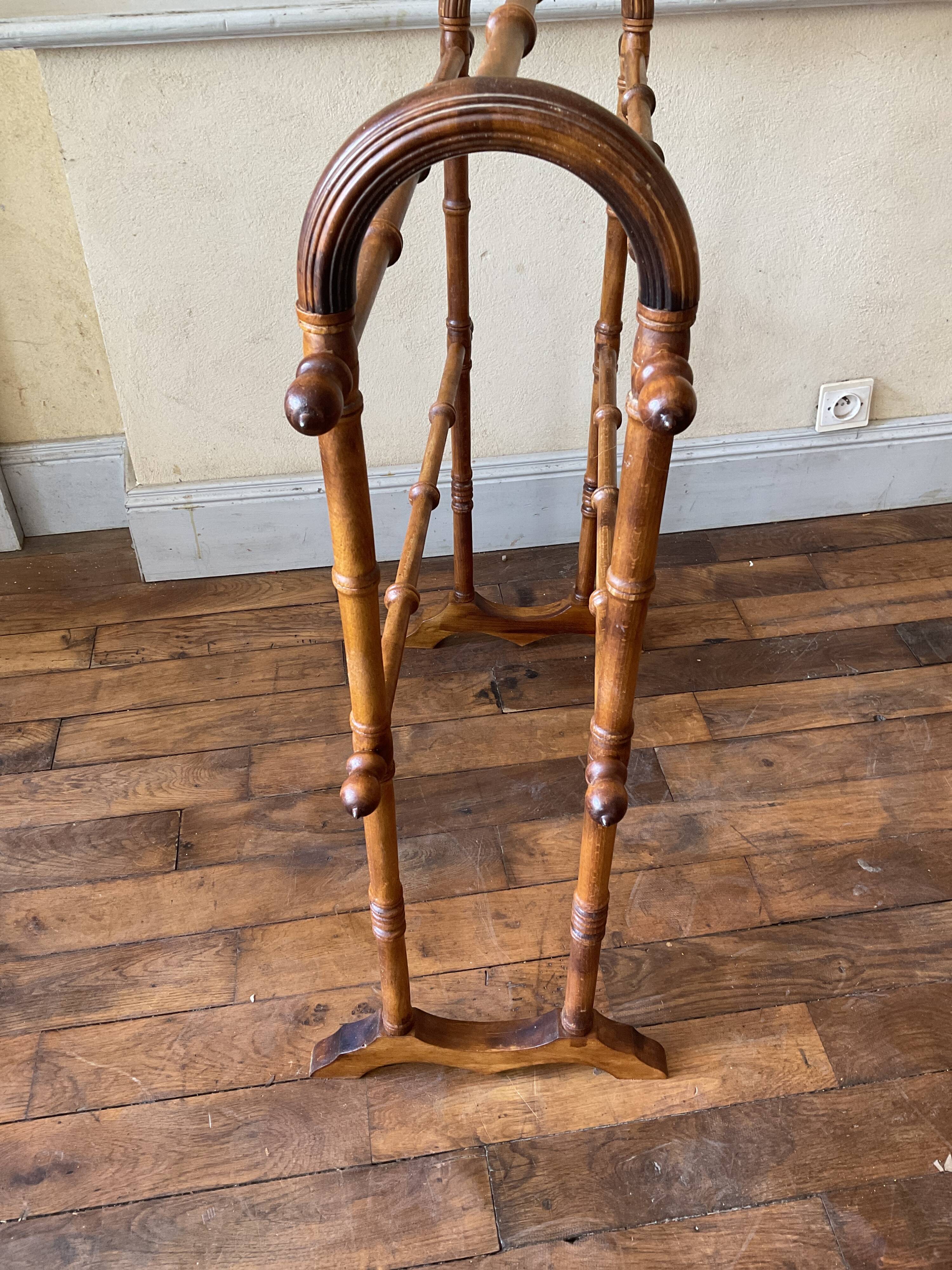 Towel rack old bamboo way 1900