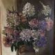 Huile sur toile Bouquet de fleurs A  Landelle