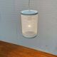 Minimalist perforated metal pendant lamp by Orno, Finland.