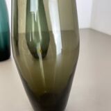 Set of three turmalin vases wilhelm wagenfeld wmf attributed, germany 1960s