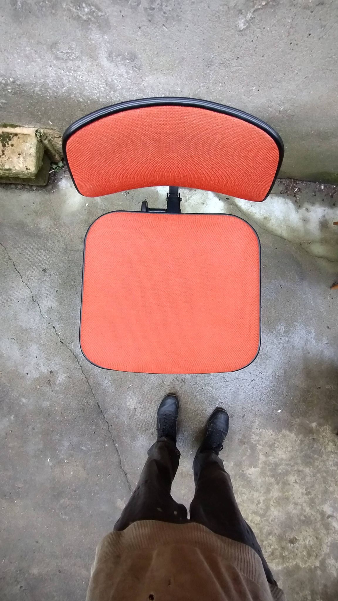 Chaise de bureau vintage en tissu par HAG oslo Norvège