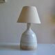 pied de lampe terre cuite grès moderniste France 1970