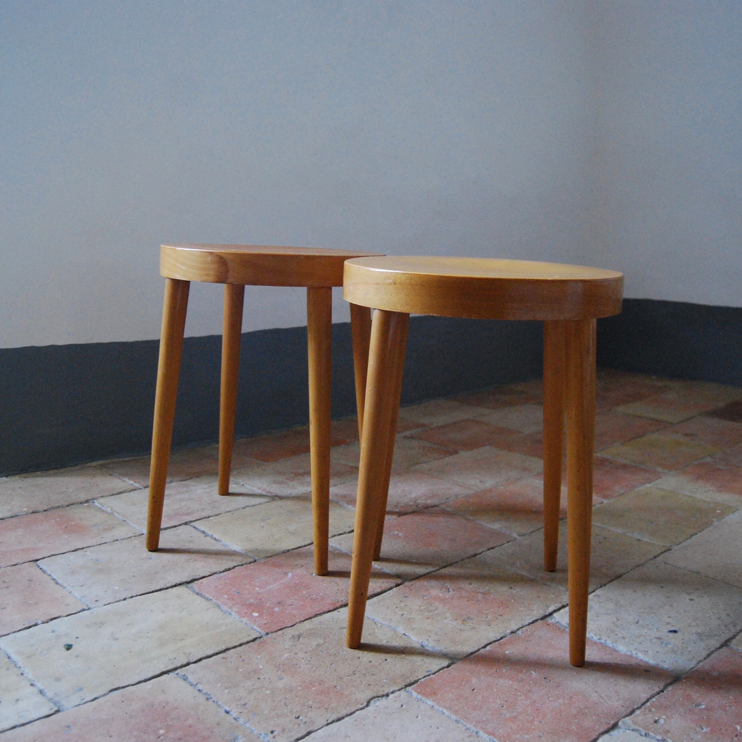 Baumann wooden stool