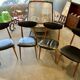 4 anciennes chaise style scandinave