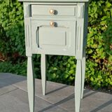 Repurposed bedside table