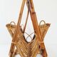 Magazine rack wicker 1960