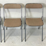 Set of 4 folding chairs Souvignet