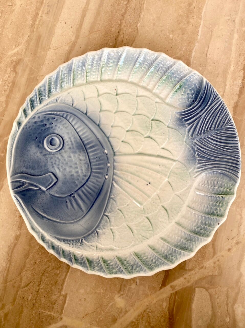Fish-shaped dish