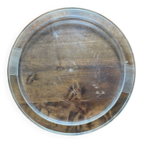 Large transparent plastic tray